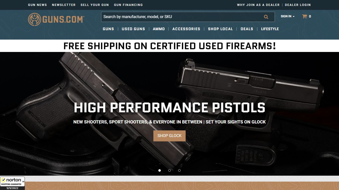 The Easiest Place to Buy Guns :: Guns.com